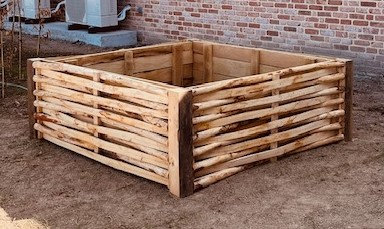 Bac de permaculture carré en acacia-châtaignier L.170 x l.170 x h.60 cm - Image 3