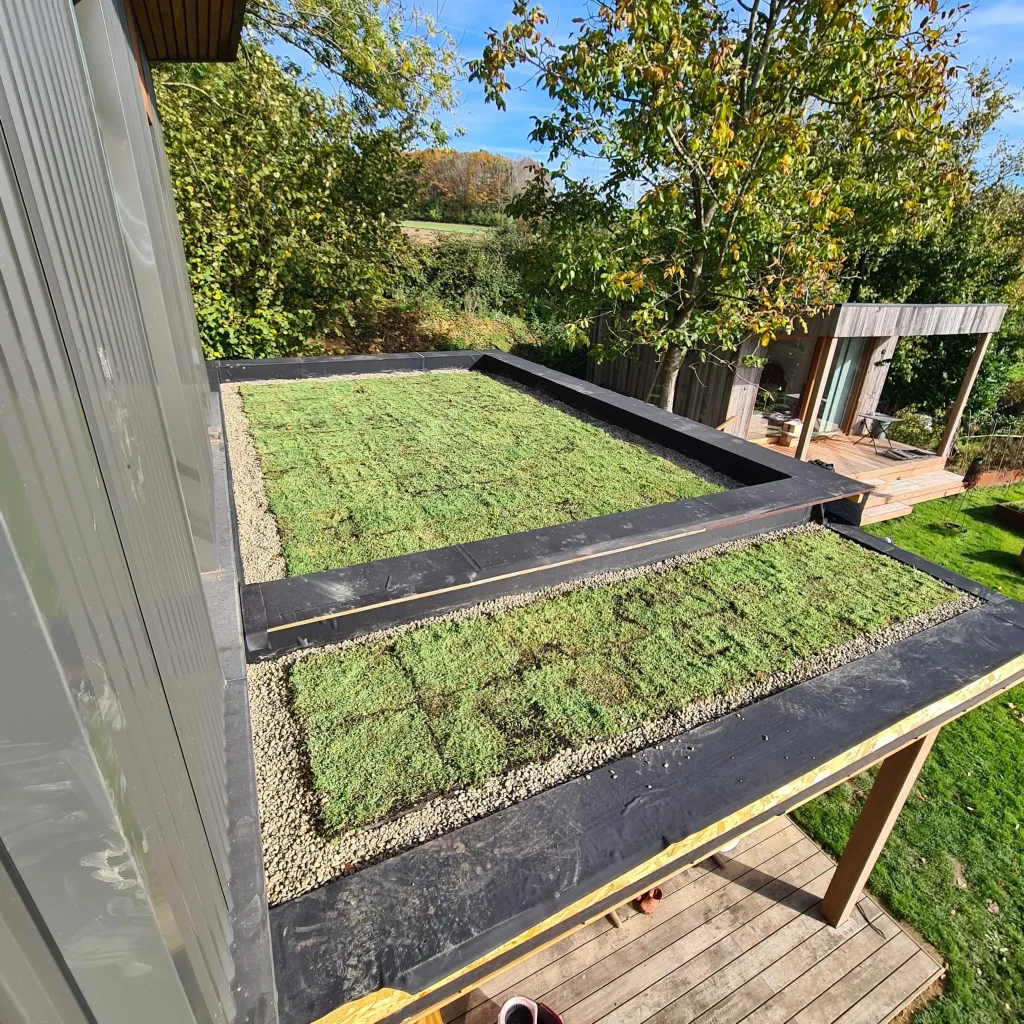 Solutions végétales pour toits plats et en pente