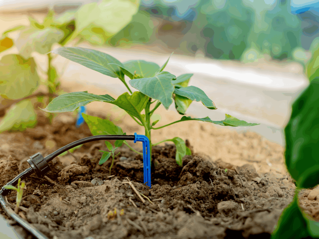 arrosage au goutte à goutte