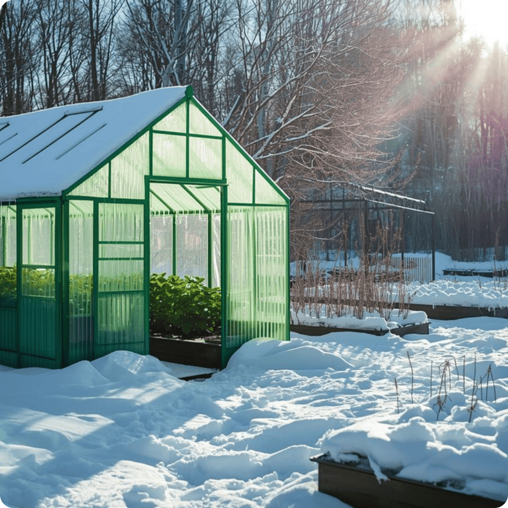 janvier au jardin nourricier